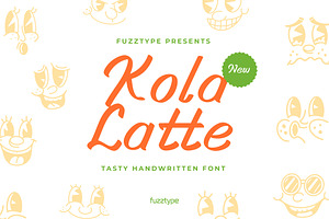 Kola Latte - Tasty Handwritten Font