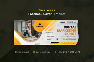 Business R13 Facebook Cover Template