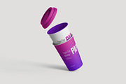 Paper Cup Mockup - 12 Views, a Cups & Container Mockup by Illusiongraphic (Thumbnail 10 of 29)