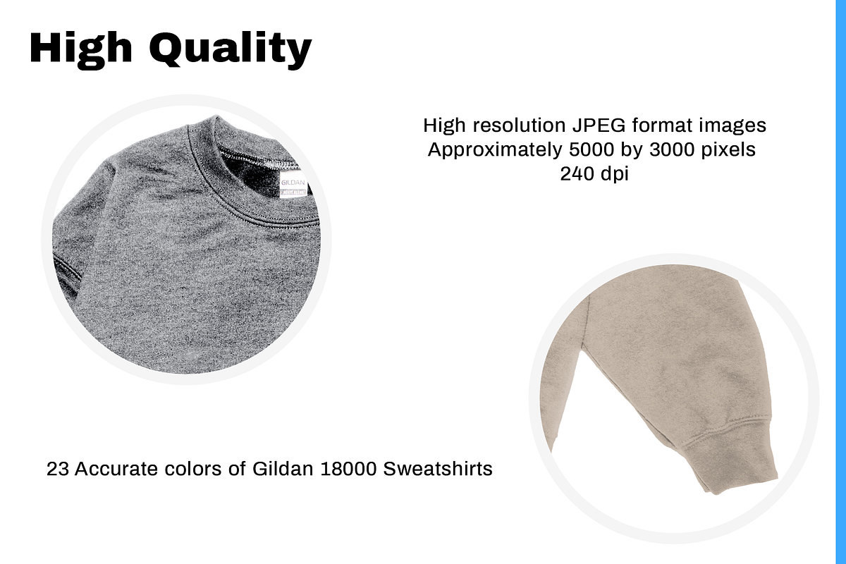 Gildan Sweatshirt Mockups Bundle, a Hoody Mockup by creativsupply (Photo 4 of 5)