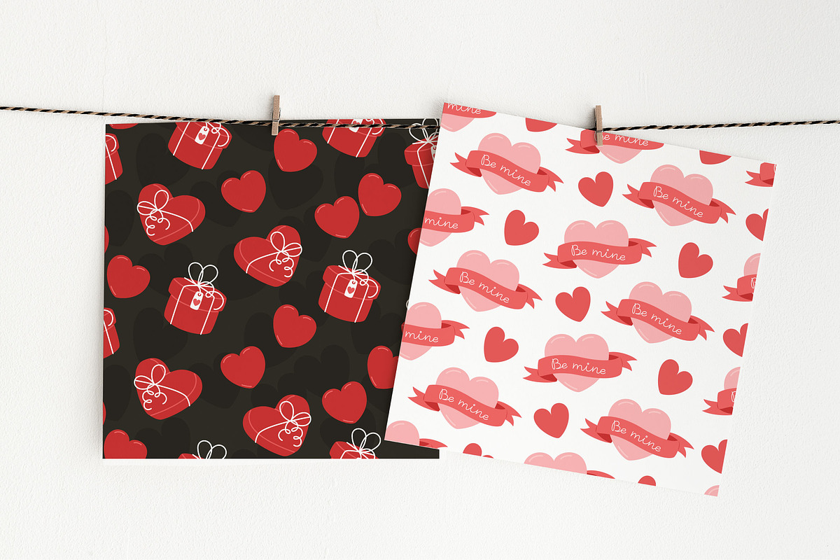 Valentine's Day - Seamless Patterns, a Pattern Graphic by YuskinKot (Photo 4 of 5)