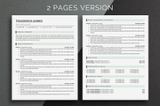ATS Resume Template Google Docs, a Resume Template by bonadigitals (Thumbnail 2 of 5)