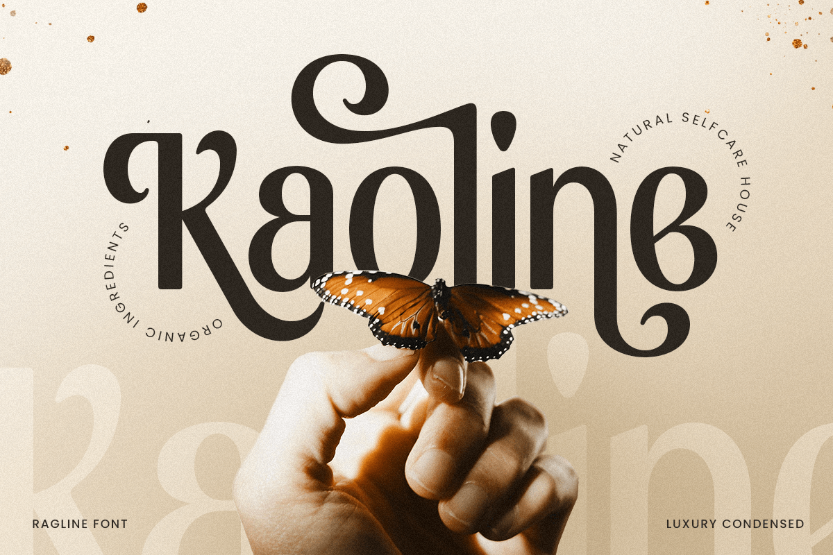 Ragline - Luxury Condensed Font, a Sans Serif Font by Sensatype (Photo 3 of 13)