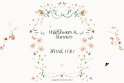 Watercolor wildflowers & Bunnies Set, a Graphic by Grace Noboa Illustrations (Thumbnail 14 of 14)