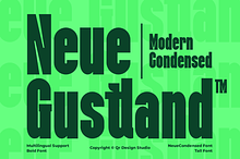 Neue Gustland Modern Condensed Font