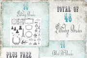 Vintage Paris- French Brush Set, a Brush Add-On by Le Paper Cafe (Thumbnail 4 of 5)
