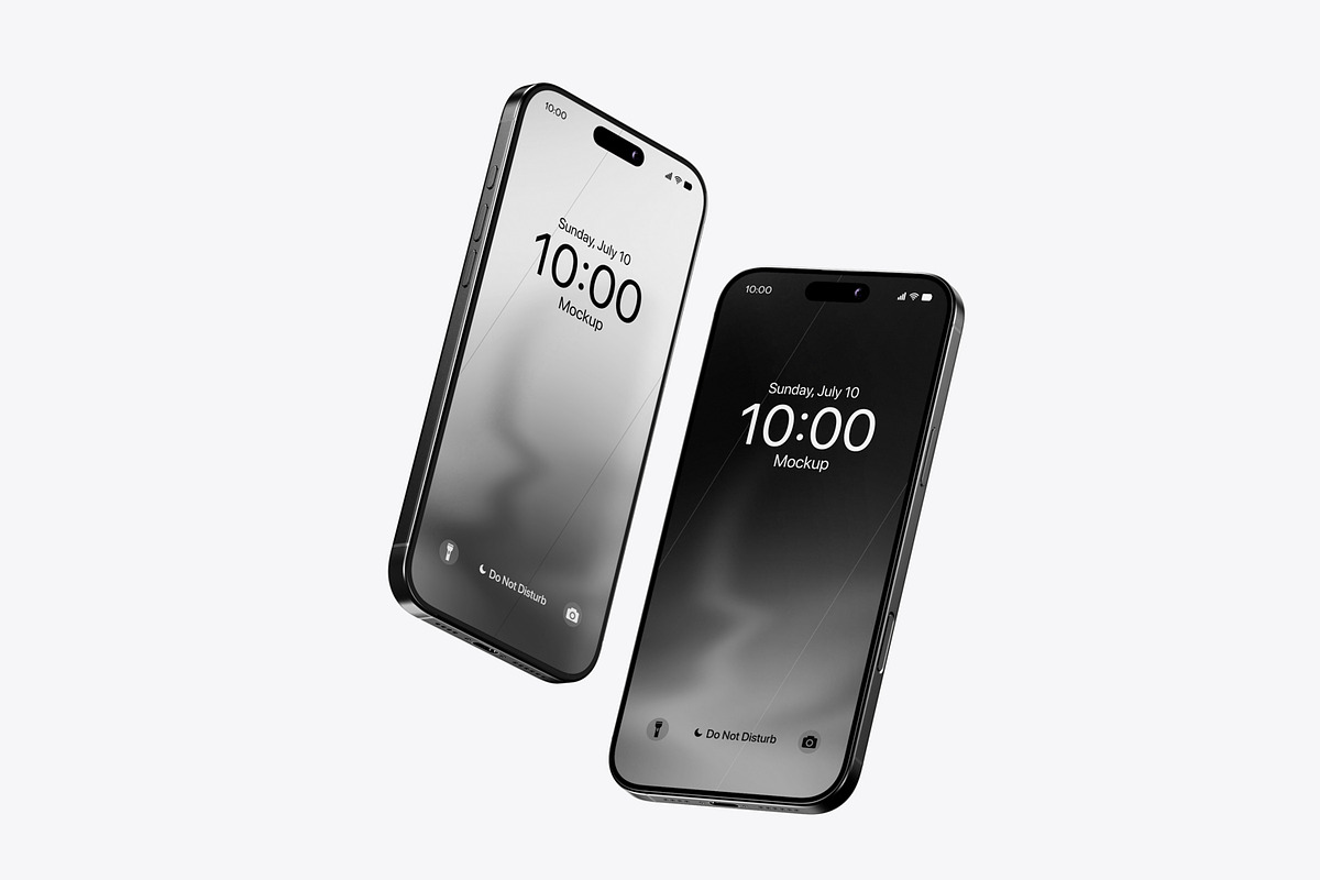 iPhone 16 Pro Mockup, an iPhone Mockup by RamStudio2 (Photo 4 of 17)