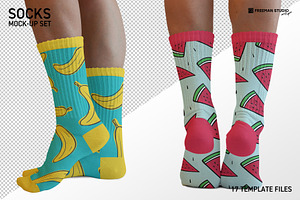 Socks Mockup Set