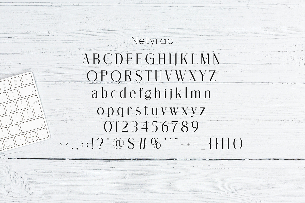 Netyrac – Elegant Font, a Serif Font by Salamahtype (Photo 7 of 8)