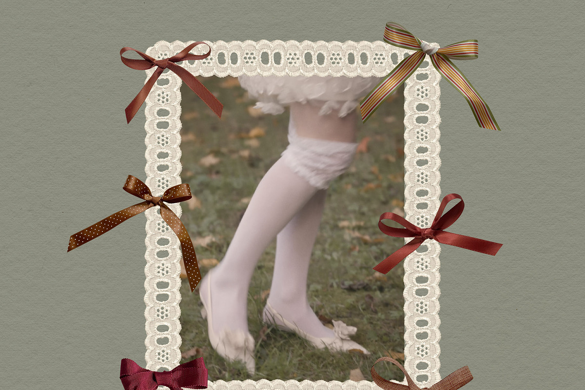 Vintage Ribbons, Frames & Bows, an Object Graphic by alonahaidash (Photo 4 of 13)