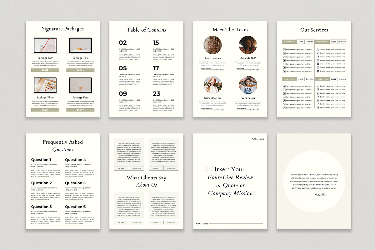 Services & Pricing Guide | Canva, a Brochure Template by Ralony (Photo 7 of 10)