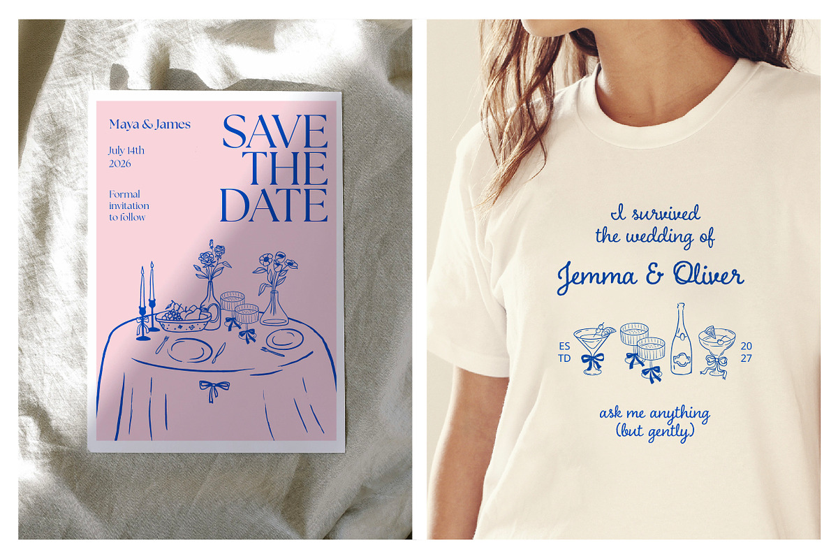 Summer Wedding Collection, a Decorative Illustration by Marish (Photo 5 of 11)