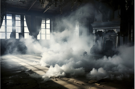 Tranquil Korea smoke room background, an Architecture Photo by Ylivdesign
