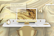 300 Liquid Gold Backgrounds, a Texture Graphic by Digital Space (Thumbnail 4 of 17)