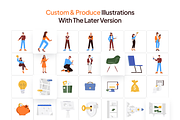 Business Character Illustration Set, a Finance Illustration by Vectors Market (Thumbnail 6 of 10)