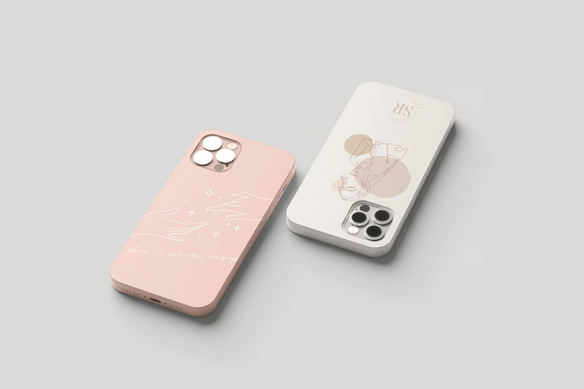 Phone 12 Pro Case Mockup, an iPhone Mockup by Se٧enStudio (Photo 5 of 5)