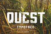 QUEST Typeface | Display Font, a Sans Serif Font by RS Design Co. (Thumbnail 1 of 5)