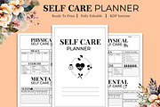 Self Care Planner Kdp Interior, a Stationery Template by Hurairagraphics (Thumbnail 1 of 3)