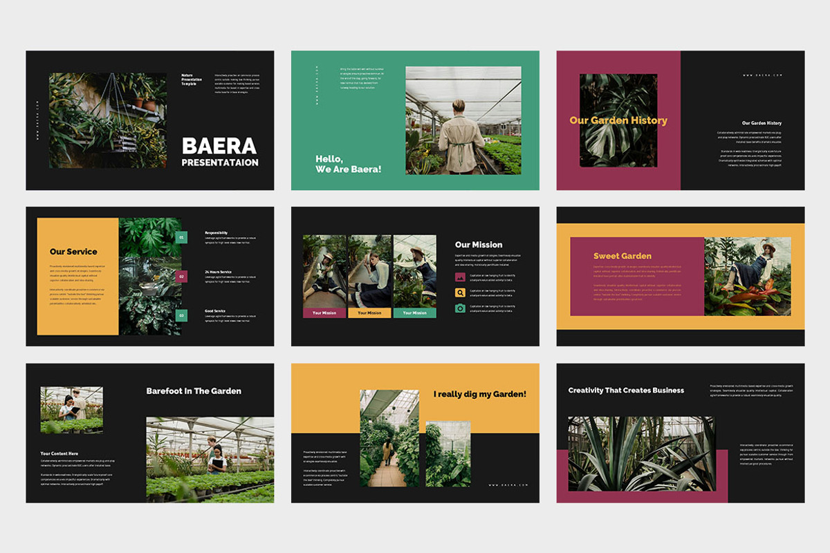 Baera : Nature Powerpoint, a Presentation Template by Punkl Camp (Photo 6 of 9)