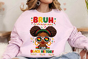 Bruh I Am Black History PNG, an Illustration by Canvas Craft (Thumbnail 3 of 6)
