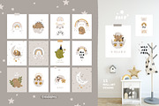 Baby dinosaur clipart & patterns, an Animal Illustration by tatiletters (Thumbnail 8 of 10)