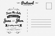 Elegant Wedding Invitation Postcard, an Invitation Template by Graphic Boutique (Thumbnail 3 of 3)