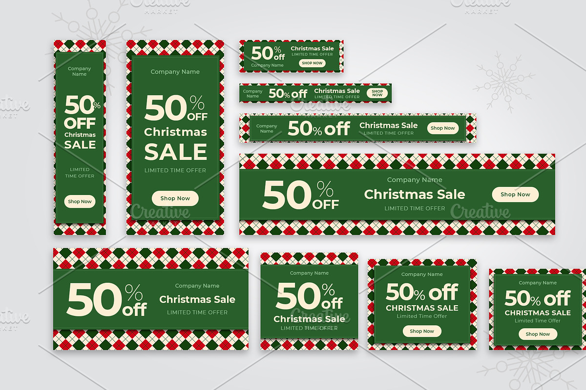 20 Christmas Promo Banners, a Templates & Theme by MotoCMS (Photo 2 of 3)