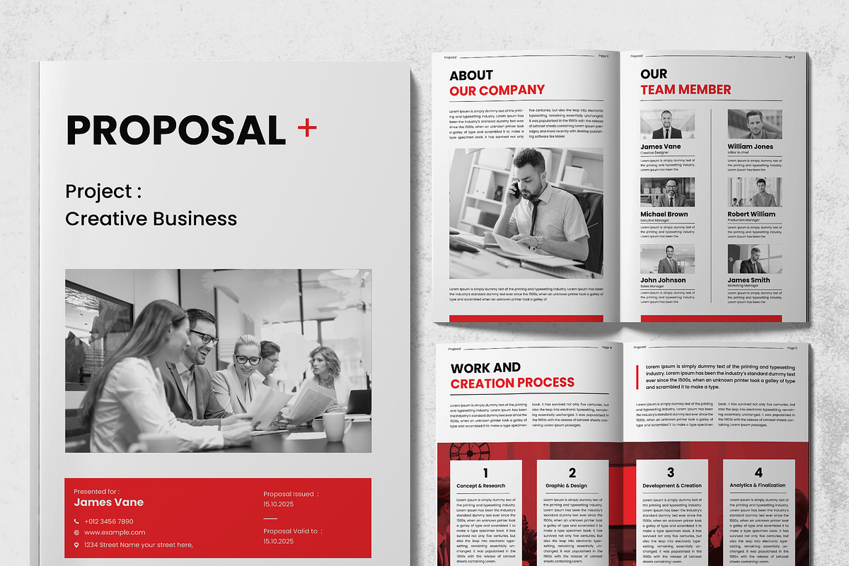 Proposal Template Layout