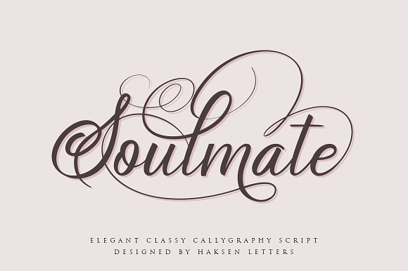 Soulmateluxury Beauty Calligraphy