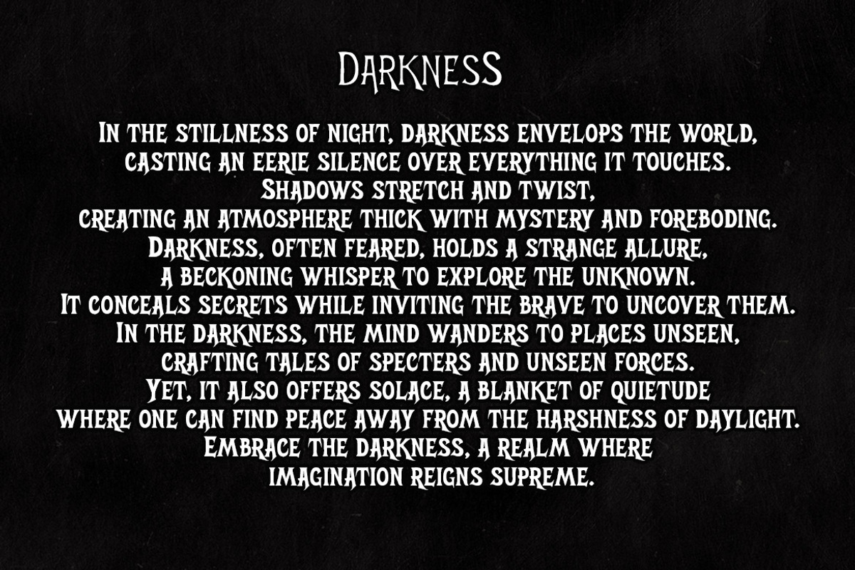 BMF Base Metal Font Family, a Blackletter Font by Blackmetalfont (Photo 7 of 7)