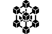 Blockchain and network illustrations, a Technology Illustration by balal (Thumbnail 2 of 13)