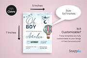 Boy Baby Shower Invitation Template, an Invitation Template by Snapybiz (Thumbnail 2 of 10)