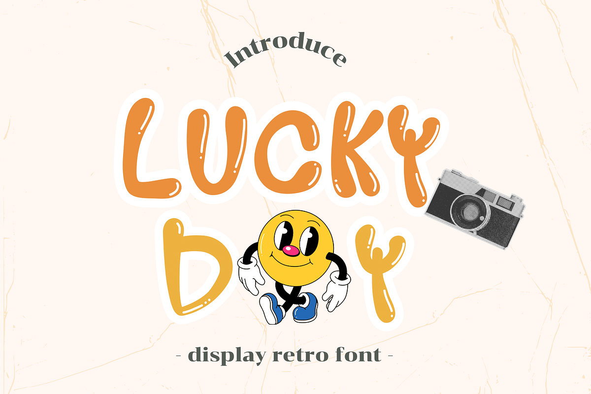 Lucky day font, a Handwritten Font by JJuta (Photo 1 of 5)