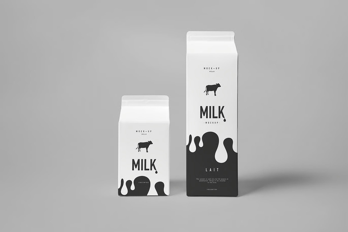 Milk Mock-up, a Packaging Mockup by zippypixelstudio (Photo 9 of 10)