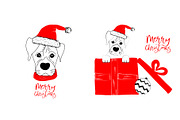 Christmas Collection - cute animals, an Animal Illustration by MM Studio (Thumbnail 6 of 12)