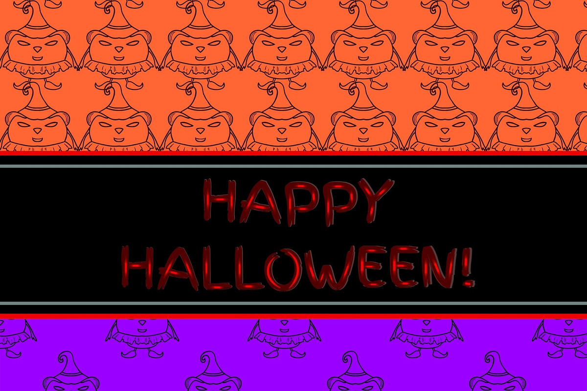 Halloween digital paper pack, a Seasonal Illustration by pictures for you (Photo 1 of 13)