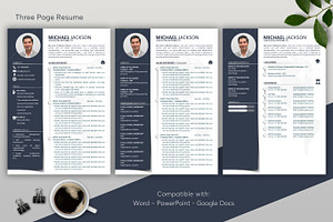 ATS Resume CV Word & PowerPoint - 5