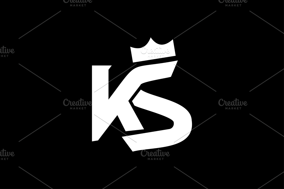 KS Letter Logo, a Branding & Logo Template by Advateik ™ (Photo 3 of 4)