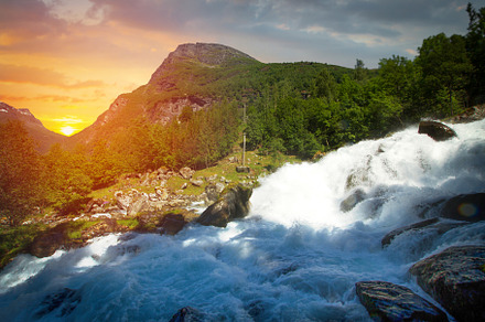 mountain river., a Photo by Pictures for you!!!!!!!!!