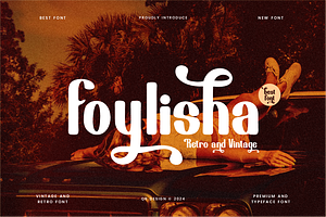 Foylisha - Retro & Vintage Font