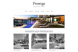 Prestige - Luxury Real Estate Theme