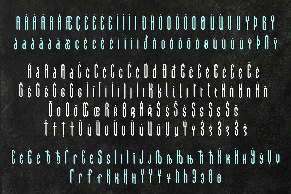 Eldravik — Runic Gothic Font, a Blackletter Font by Wolgard (Photo 5 of 14)