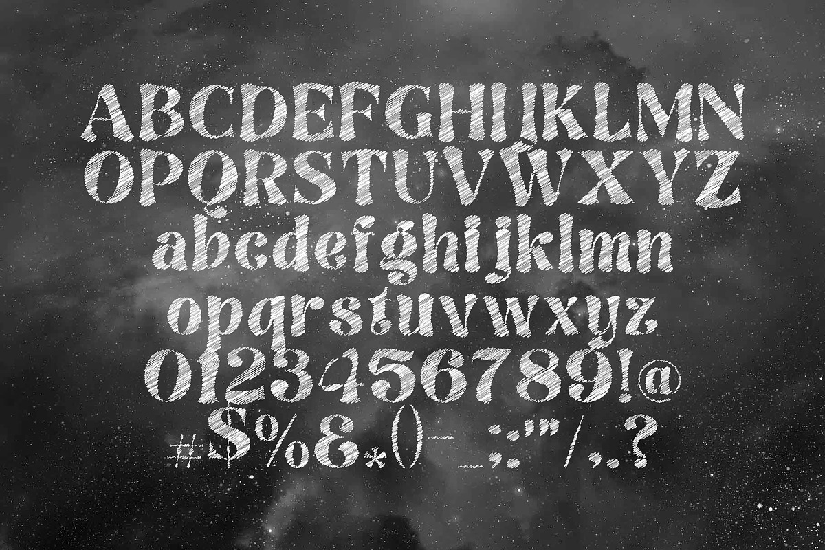 Streak Inside, a Slab Serif Font by Nickhard (Photo 2 of 5)