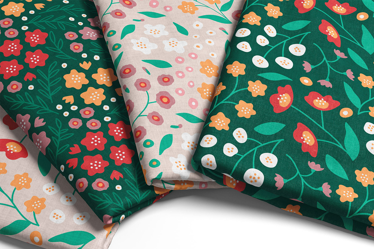 25 seamless floral patterns texture, a Pattern Graphic by RevolutionizZed (Photo 14 of 19)