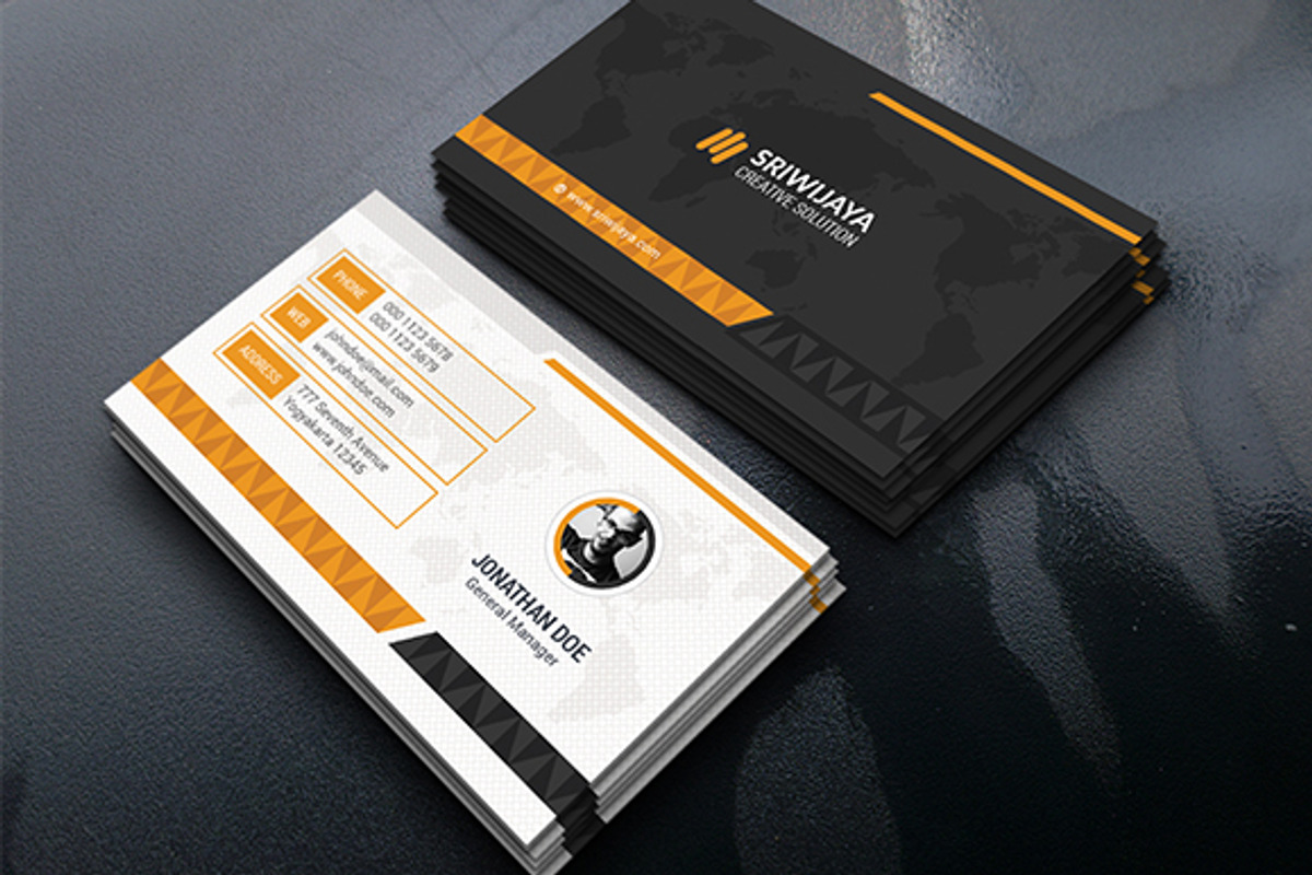 Corporate Business Card, a Business Card Template by InfinityArt (Photo 4 of 4)