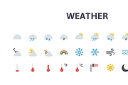 Weather Flat Icons, an Icon by PixelBazaar (Thumbnail 2 of 2)