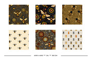 Bee Patterns in Retro Art Styles, a Pattern Graphic by karenfoleyphoto (Thumbnail 6 of 13)