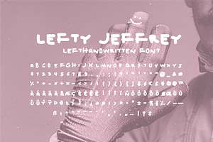 Lefty Jeffrey Handwriting Font