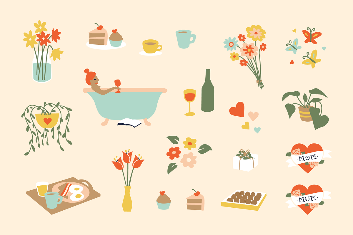 Mother's Day Set, an Illustration by Go Rogue (Photo 4 of 6)