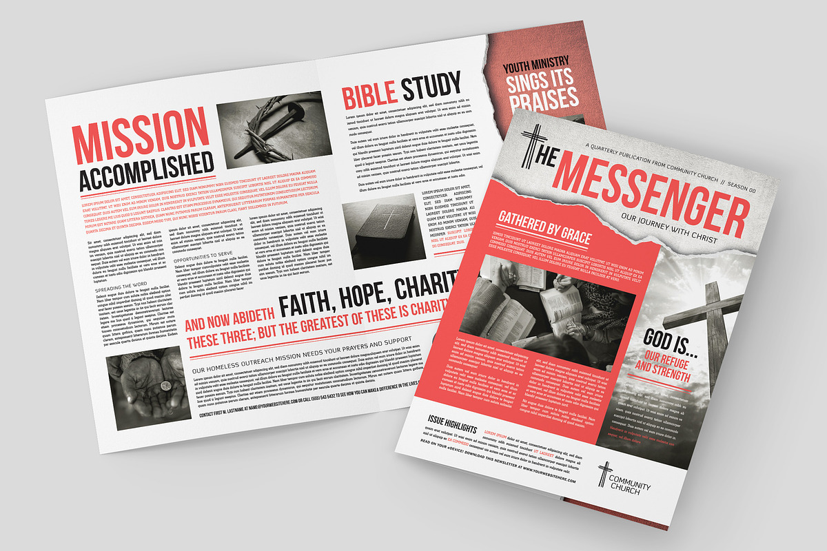 Church Newsletter Template, a Magazine Template by StockLayouts (Photo 1 of 4)